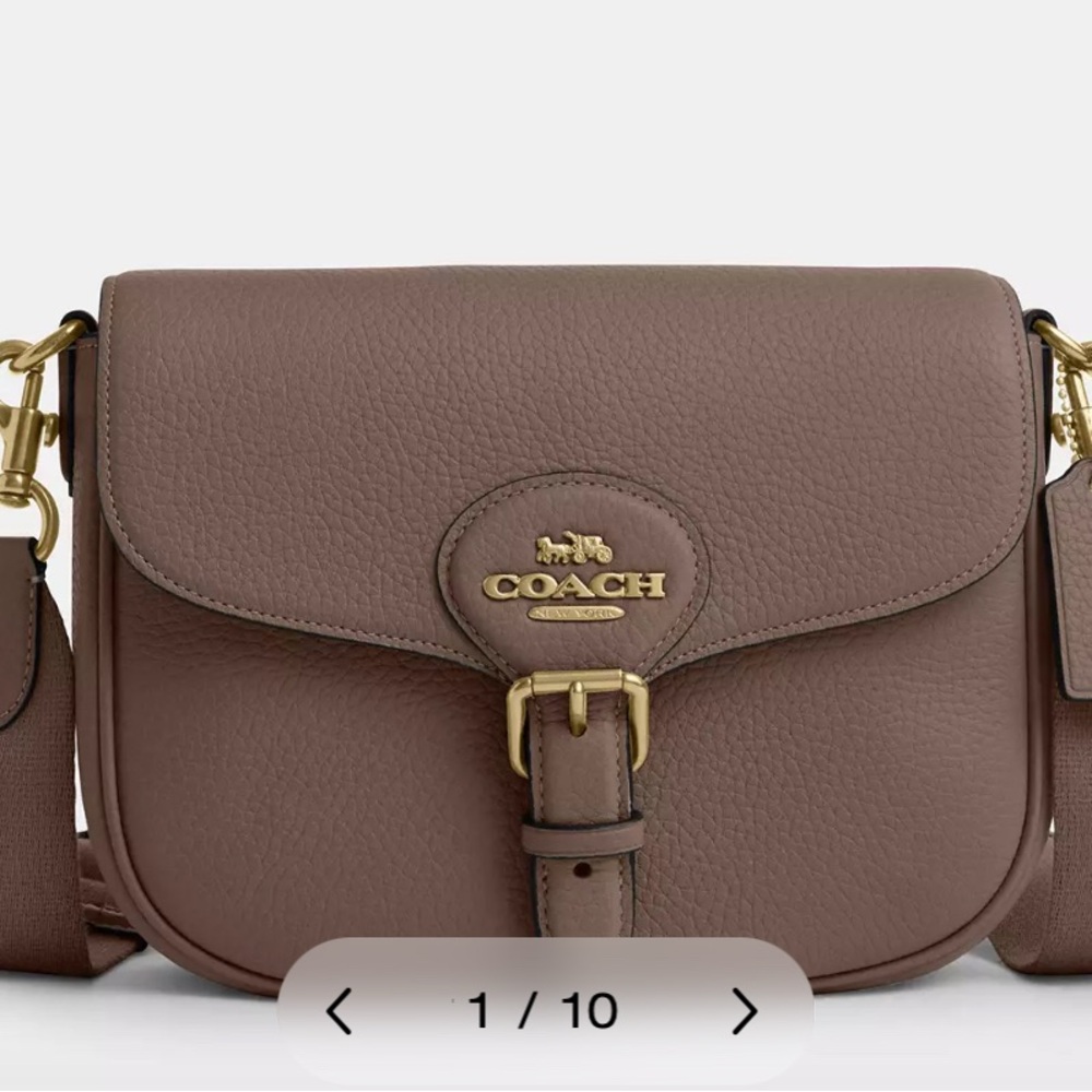 Coach Amelia Saddle Bag, like new - Picture 4 of 5